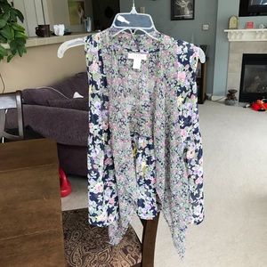 Zoe & Rose Draping Blouse Vest